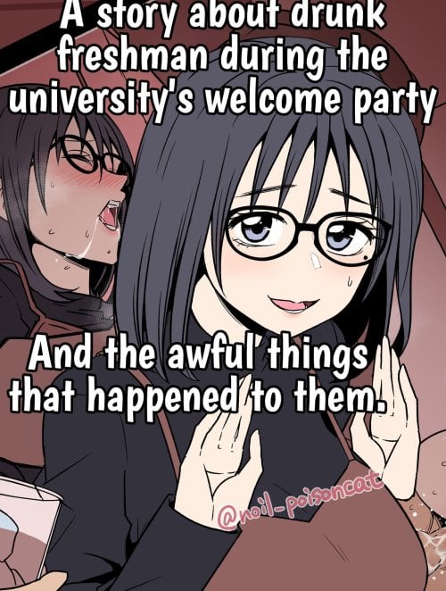 Truyện daigaku-no-shinjin-kangeikai-de-ichinensei-o-yowasete-warui-koto-o-suru-hanashi